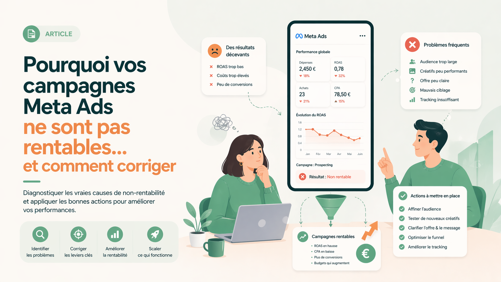 Analyse de rentabilité d'une campagne Meta Ads