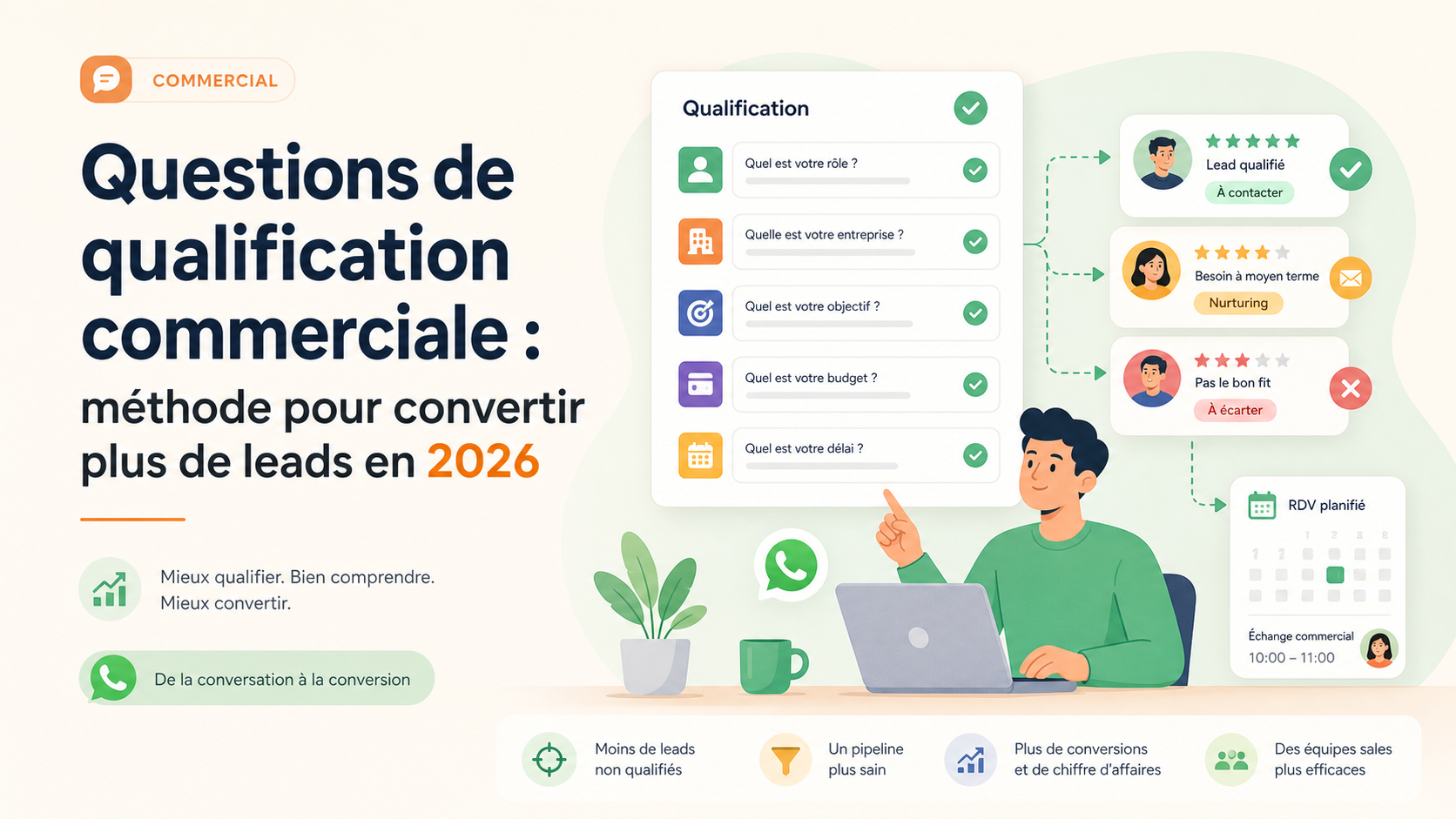 Dashboard de reporting client agence reliant campagnes Ads, leads, rendez-vous et revenu